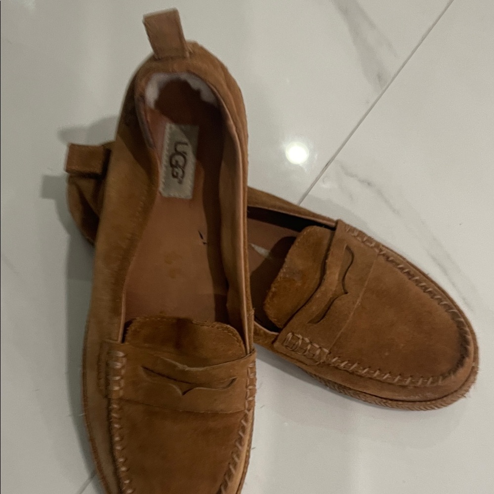 UGG Men's Tan Suede Loafers